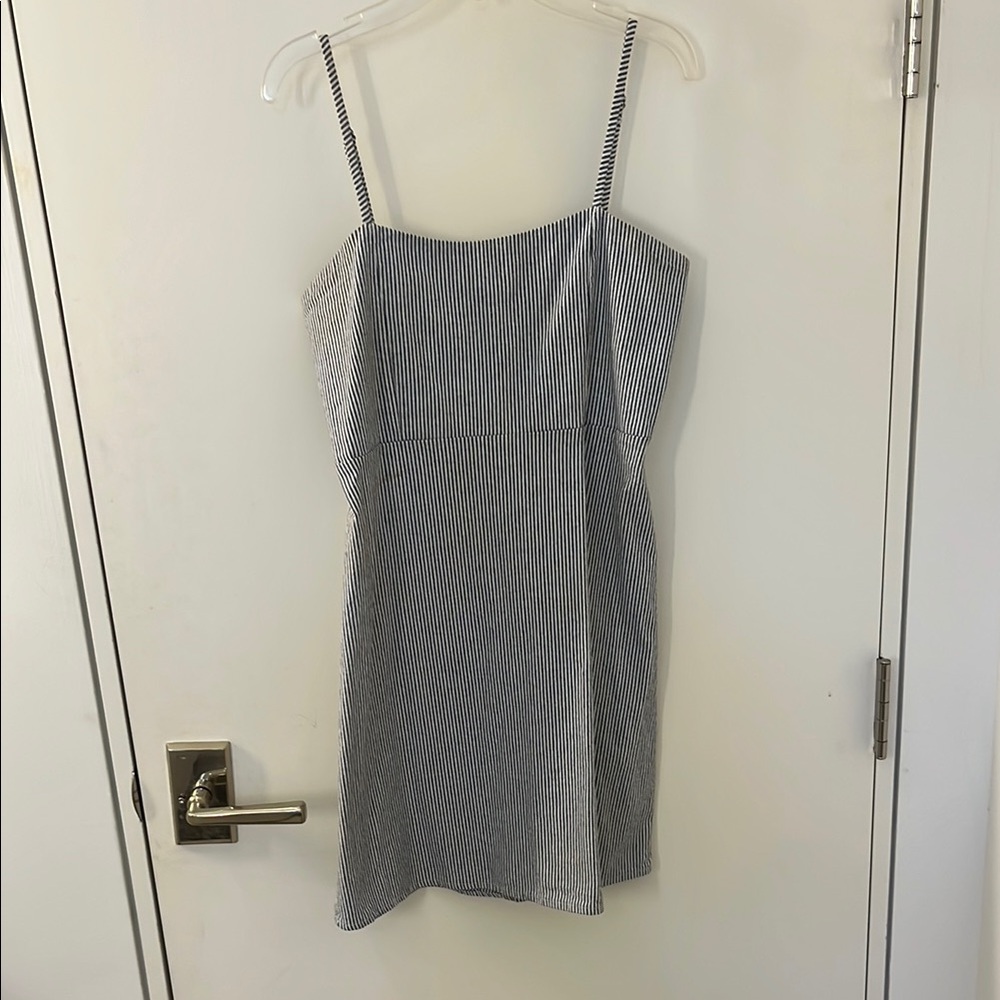 Brandy Melville Blue And White Striped Dress